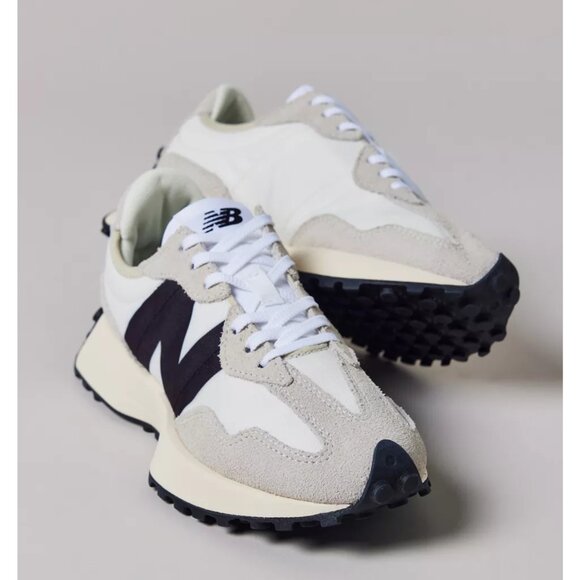 New Balance Shoes - Women's New Balance 327 Sneakers Color Sea Salt/White/Black